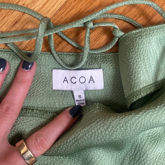 Satin cowl neck dress - Picture 2 of 5